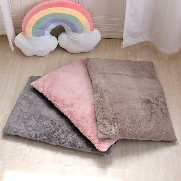 HKM-5359549 Cozy Removable Washable Plush Dog Sleeping Pad in Multiple Sizes and Colors