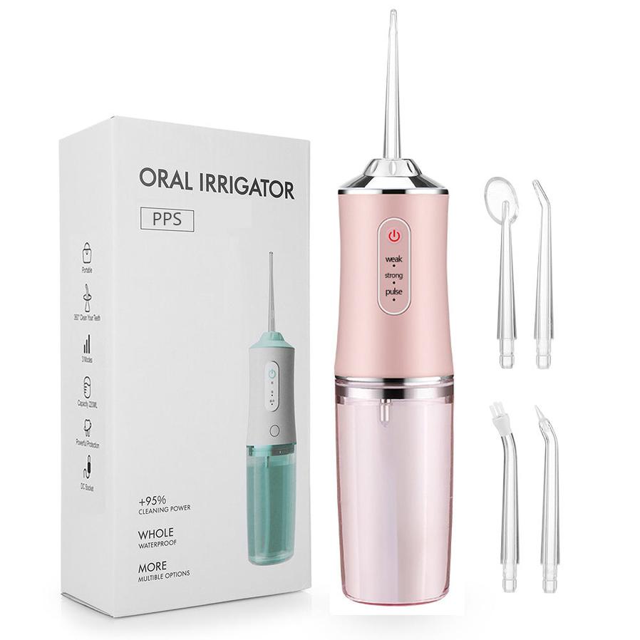 HKM-535955 3-Speed Handheld Electric Flosser for Effective Oral Care