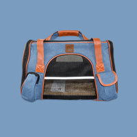 HKM-5359933 Portable Cat and Dog Travel Bag with Safety Features and Storage Options