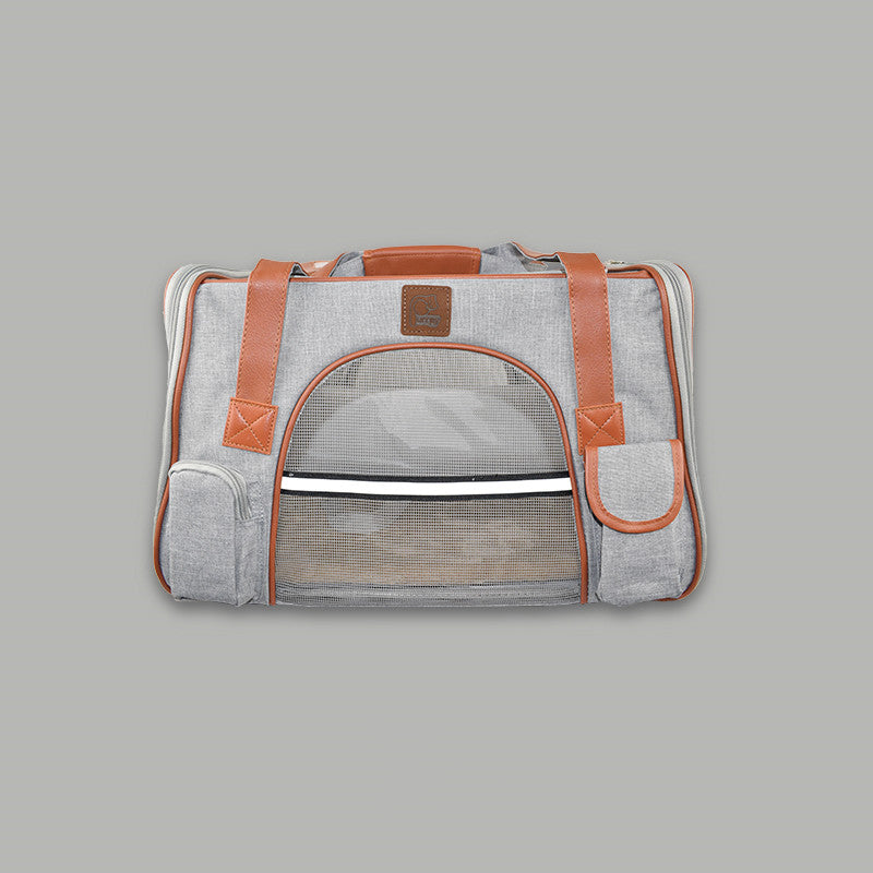 HKM-5359933 Portable Cat and Dog Travel Bag with Safety Features and Storage Options