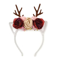 HKM-536019 Antler Headband for Kids - Princess & Cartoon Style, Plaid Design