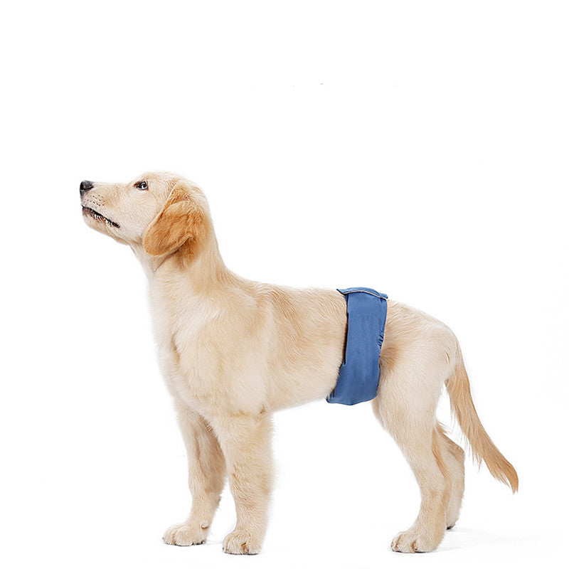HKM-5361341 Breathable and Absorbent Pet Dog Menstrual Panties in Black, Blue, Beige - Sizes XS to 2XL