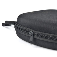 HKM-536275 Large EVA Earphone Storage Bag - Durable, Scratch Resistant, Anti-Fall and Compression Design - Black, 23*20*6.5 cm