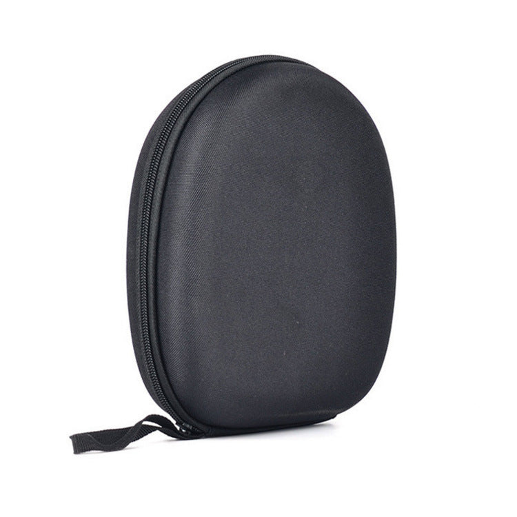 HKM-536275 Large EVA Earphone Storage Bag - Durable, Scratch Resistant, Anti-Fall and Compression Design - Black, 23*20*6.5 cm