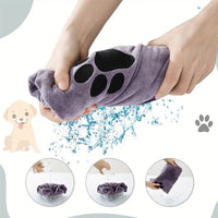 HKM-5363133 Extra Large Microfiber Pet Bath Towel - Quick Drying, Highly Absorbent, Lint-Free, Thickened Design