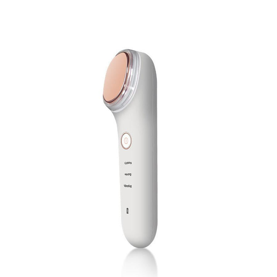HKM-536339 Negative Ion and Infrared Ultrasonic Skin Care Device with Color Light Therapy, White, PC + ABS