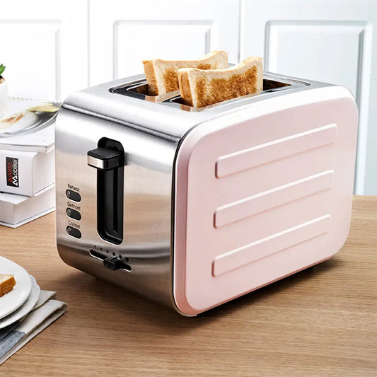 HKM-536339 Stainless Steel 2-Slice Electric Sandwich Toaster with Smart Features