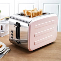 HKM-536339 Stainless Steel 2-Slice Electric Sandwich Toaster with Smart Features