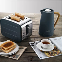 HKM-536339 Stainless Steel 2-Slice Electric Sandwich Toaster with Smart Features