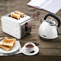 HKM-536339 Stainless Steel 2-Slice Electric Sandwich Toaster with Smart Features