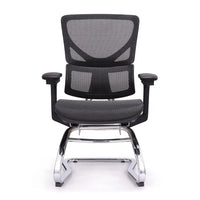 HKM-536531 Affordable Office Chair with Mesh Backrest and Bow Base for Meeting Rooms and Conferences
