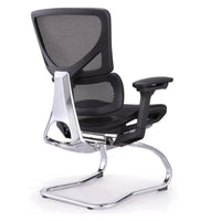 HKM-536531 Affordable Office Chair with Mesh Backrest and Bow Base for Meeting Rooms and Conferences