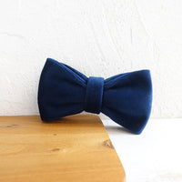 HKM-5365437 Double-Layer Bow Tie Dog Collar Accessories in Various Sizes