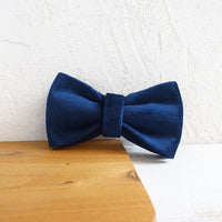 HKM-5365437 Double-Layer Bow Tie Dog Collar Accessories in Various Sizes