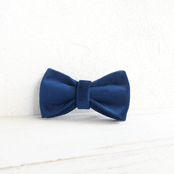 HKM-5365437 Double-Layer Bow Tie Dog Collar Accessories in Various Sizes