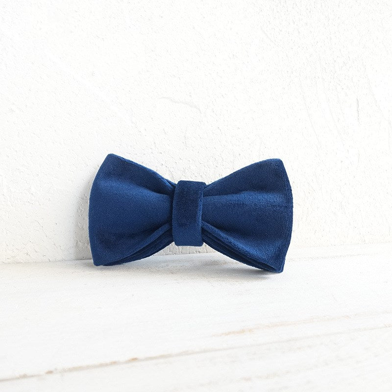 HKM-5365437 Double-Layer Bow Tie Dog Collar Accessories in Various Sizes
