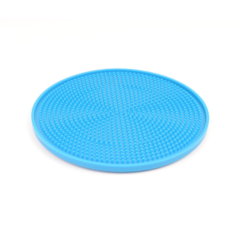 HKM-5367229 Silicone Anti-Choke Dog Bowl with Licking Mat - Slow Feeding, Non-Tip Design