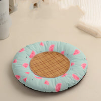 HKM-5367485 Round Waterproof Pet Mats - For Dogs and Cats, Four Seasons Use, Non-Hairy, Available in Various Sizes