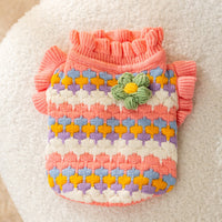 HKM-5367997 Cozy Rabbit Sweater for Small Dogs - Perfect for Spring and Autumn