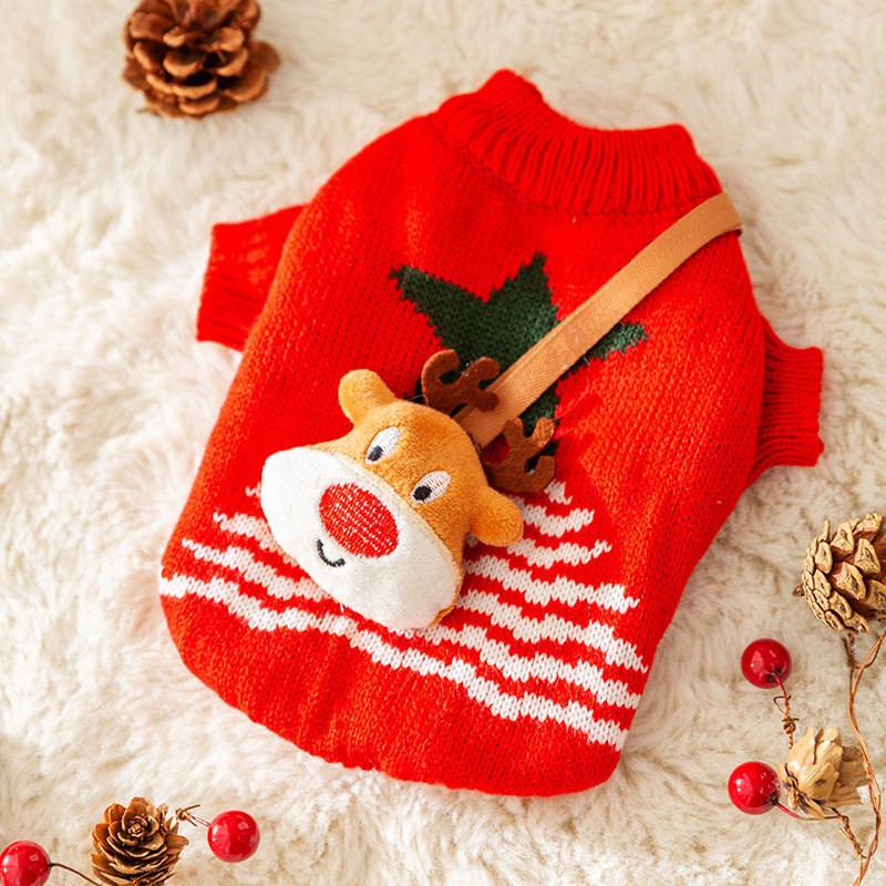 HKM-5367997 Cozy Rabbit Sweater for Small Dogs - Perfect for Spring and Autumn