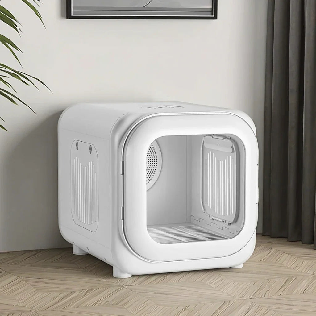 HKM-536851 Smart Automatic 60L Pet Dryer Box for Dogs and Cats, Low Noise Hair Dryer for Pet Cleaning and Bathing