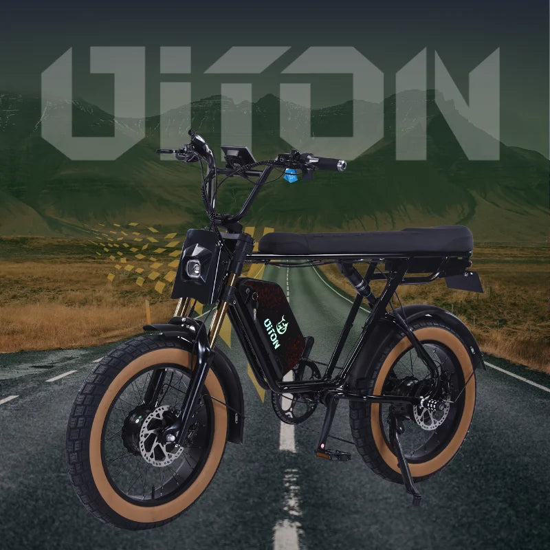 HKM-536915 Diton D1 MAX Electric Off-Road E-Bike 48V 750W, 25Ah Battery, 20" Carbon Steel Frame, Dual Motor, Hydraulic Disc Brakes