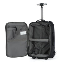 HKM-536915 Extra Large Carry-On Luggage Trolley Backpack with Wheels for Air Travel