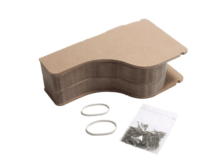 HKM-5369405 Deformed Cat Scratching Board - Corrugated Paper, 50cm Diameter, 13cm Height, 1.2kg