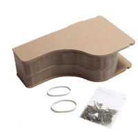 HKM-5369405 Deformed Cat Scratching Board - Corrugated Paper, 50cm Diameter, 13cm Height, 1.2kg