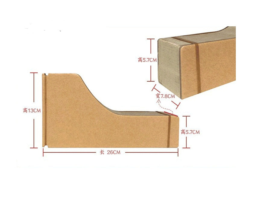 HKM-5369405 Deformed Cat Scratching Board - Corrugated Paper, 50cm Diameter, 13cm Height, 1.2kg