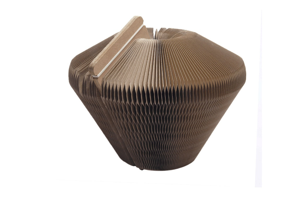 HKM-5369405 Deformed Cat Scratching Board - Corrugated Paper, 50cm Diameter, 13cm Height, 1.2kg