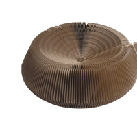 HKM-5369405 Deformed Cat Scratching Board - Corrugated Paper, 50cm Diameter, 13cm Height, 1.2kg