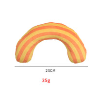 HKM-5370685 Cat Noise Toy with Built-In Catnip and Striped Pattern Pillow, 23x20cm, 35g
