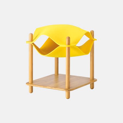 HKM-5370813 Bamboo Plywood Cat Climbing Frame Nest with High-Density Felt - Easy to Clean and 15KG Load Capacity