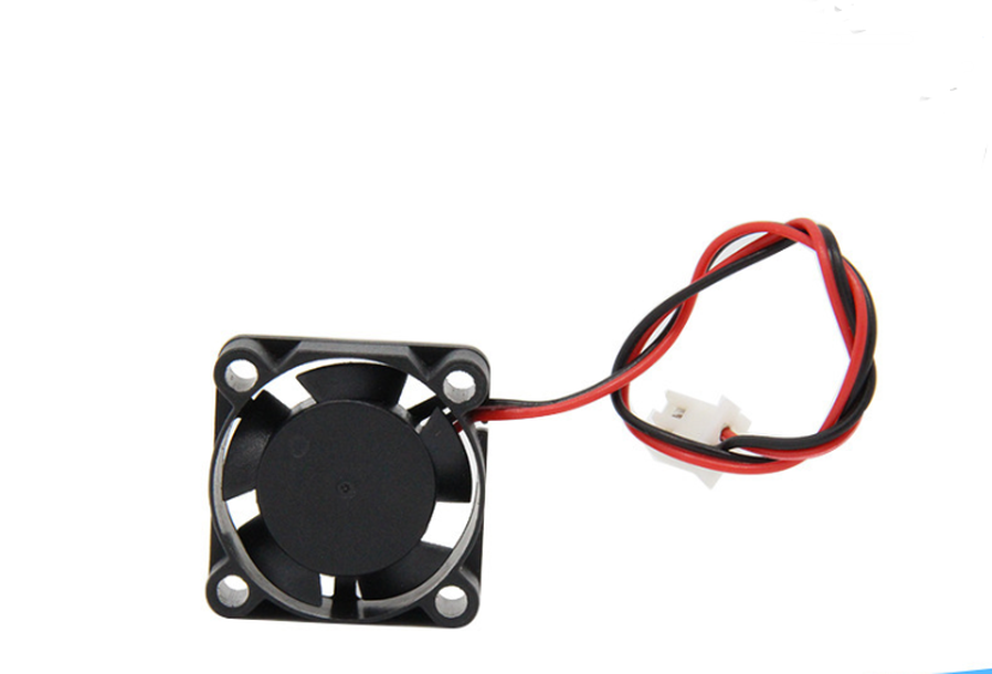 HKM-537107 12V 2-Pin 25mm Cooling Fan for 3D Printers - Compact DC Cooling Solution