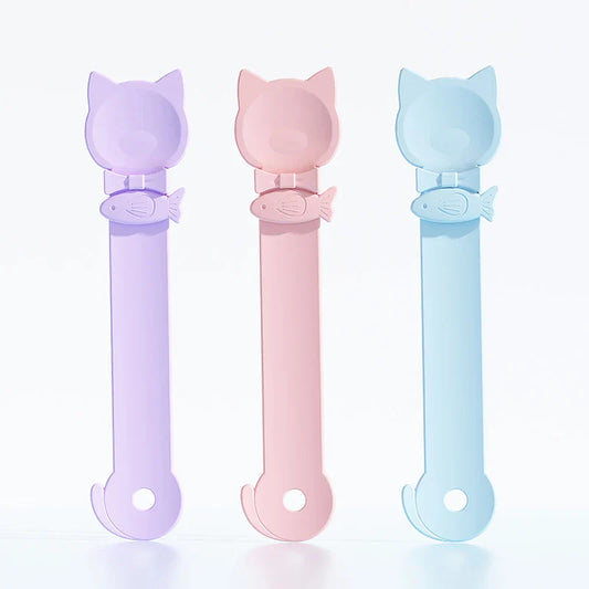 HKM-537107 Cat Treat Dispenser Squeeze Spoon for Liquid Snacks