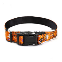 HKM-5371197 Halloween-Themed Pet Collars in Fun Designs - Nylon, Multiple Sizes Available