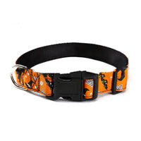 HKM-5371197 Halloween-Themed Pet Collars in Fun Designs - Nylon, Multiple Sizes Available