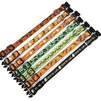 HKM-5371197 Halloween-Themed Pet Collars in Fun Designs - Nylon, Multiple Sizes Available