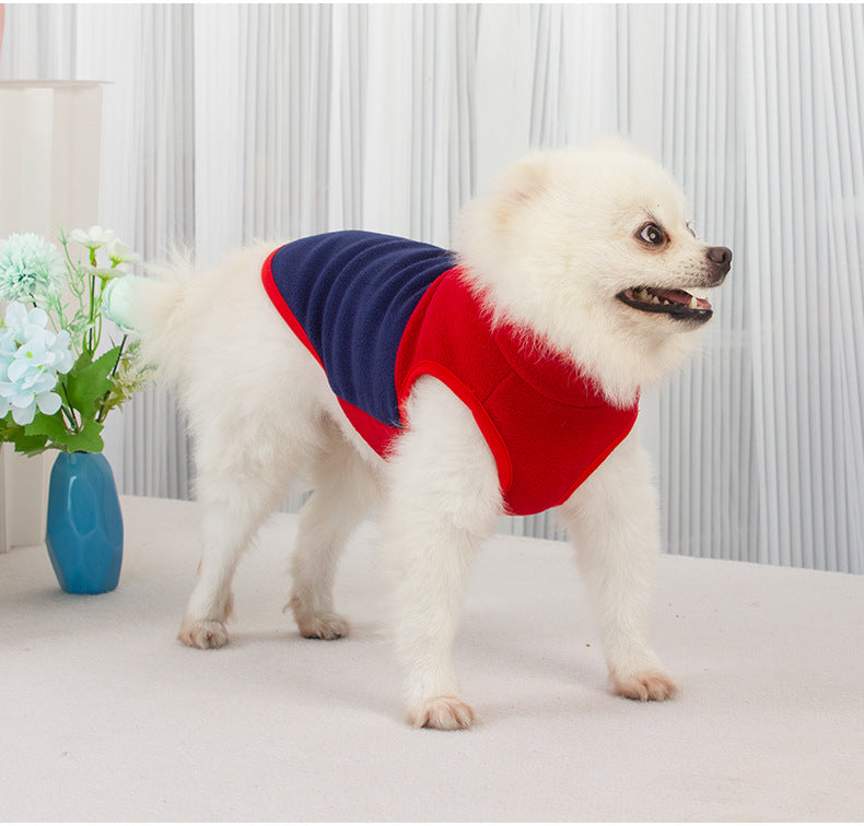 HKM-5371581 Fluffy Stand Collar Jacket in Contrast Colors for All Occasions