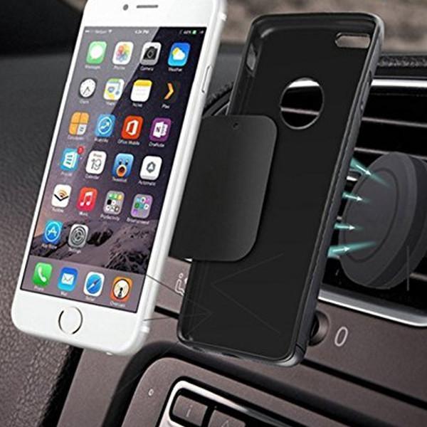 HKM-537299 Magnetic Car Phone Mount - Easy Attachment for Safe Driving