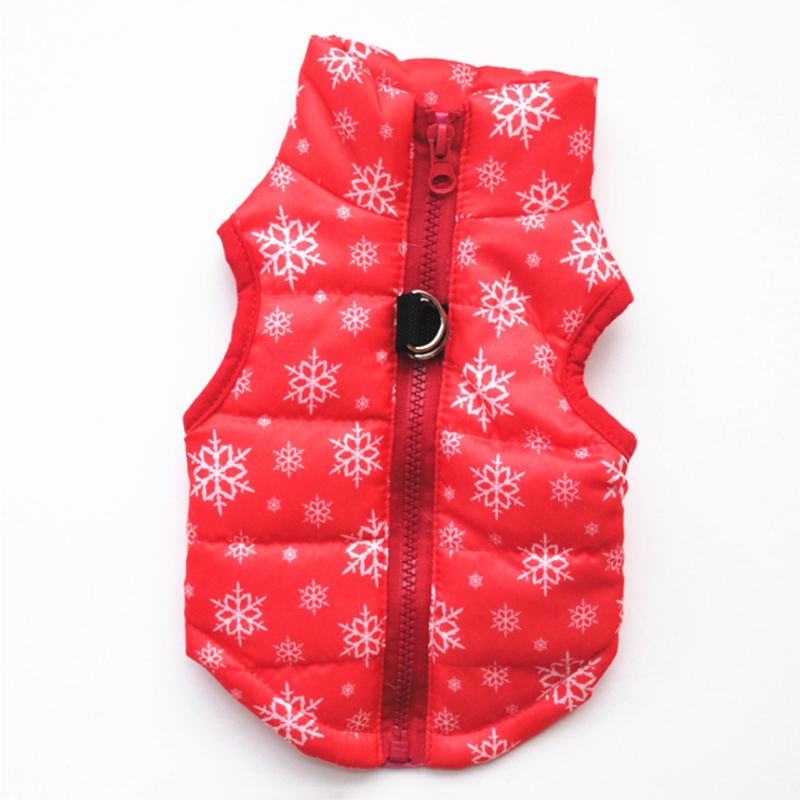 HKM-5373373 Striped Puppy Jacket Vest for Autumn/Winter with Traction Buckle – Medium Warmth and Easy Care