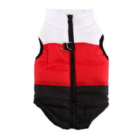 HKM-5373373 Striped Puppy Jacket Vest for Autumn/Winter with Traction Buckle – Medium Warmth and Easy Care