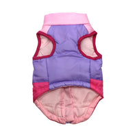 HKM-5373373 Striped Puppy Jacket Vest for Autumn/Winter with Traction Buckle – Medium Warmth and Easy Care
