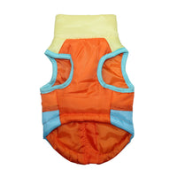 HKM-5373373 Striped Puppy Jacket Vest for Autumn/Winter with Traction Buckle – Medium Warmth and Easy Care