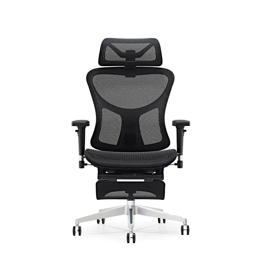 HKM-537363 Ergonomic Adjustable Swivel Office Chair with 3D Armrests and Footrest
