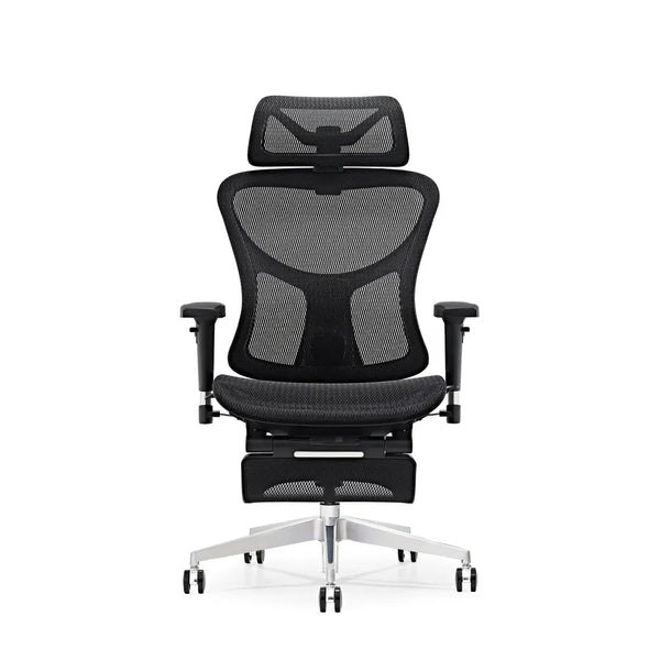 HKM-537363 Ergonomic Adjustable Swivel Office Chair with 3D Armrests and Footrest