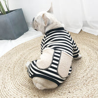 HKM-5374269 Super Soft Four-Legged Sweater for Small Dogs and Cats - Available in Black, Red, Coffee