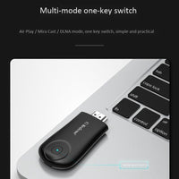HKM-537427 Wireless HDMI Screen Mirroring Device - Black, Compact Design for Easy Setup and Use