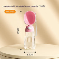 HKM-5375037 Portable Dog Water Bottle with Food and Water Container for Outdoor Travel and Feeding